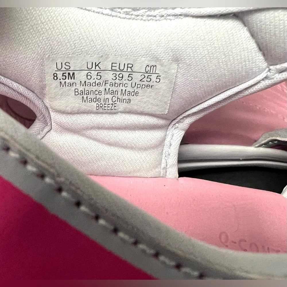 Ryka- Pink/White Sandals-Size:8.5, Barely used,‎ stickers on bottom